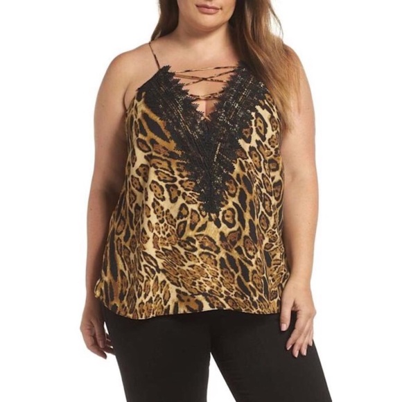 WAYF Leopard Print Cami Top , Plus Size Available - Picture 6 of 8